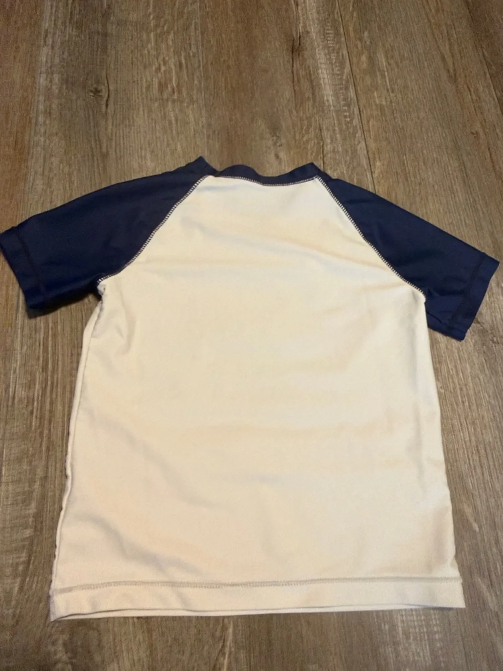 OshKosh B'gosh Navy, White & Red USA Shark Rashguard